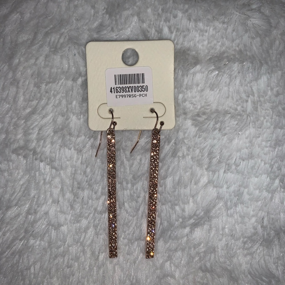 Rose Gold Dangle Earrings
